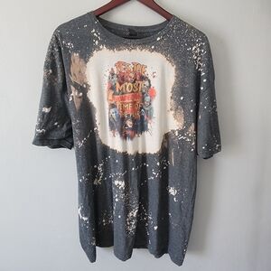 Gildan Softstyle Halloween Cotton Blend Pennywise Splatter Dye Tshirt Size  3XL